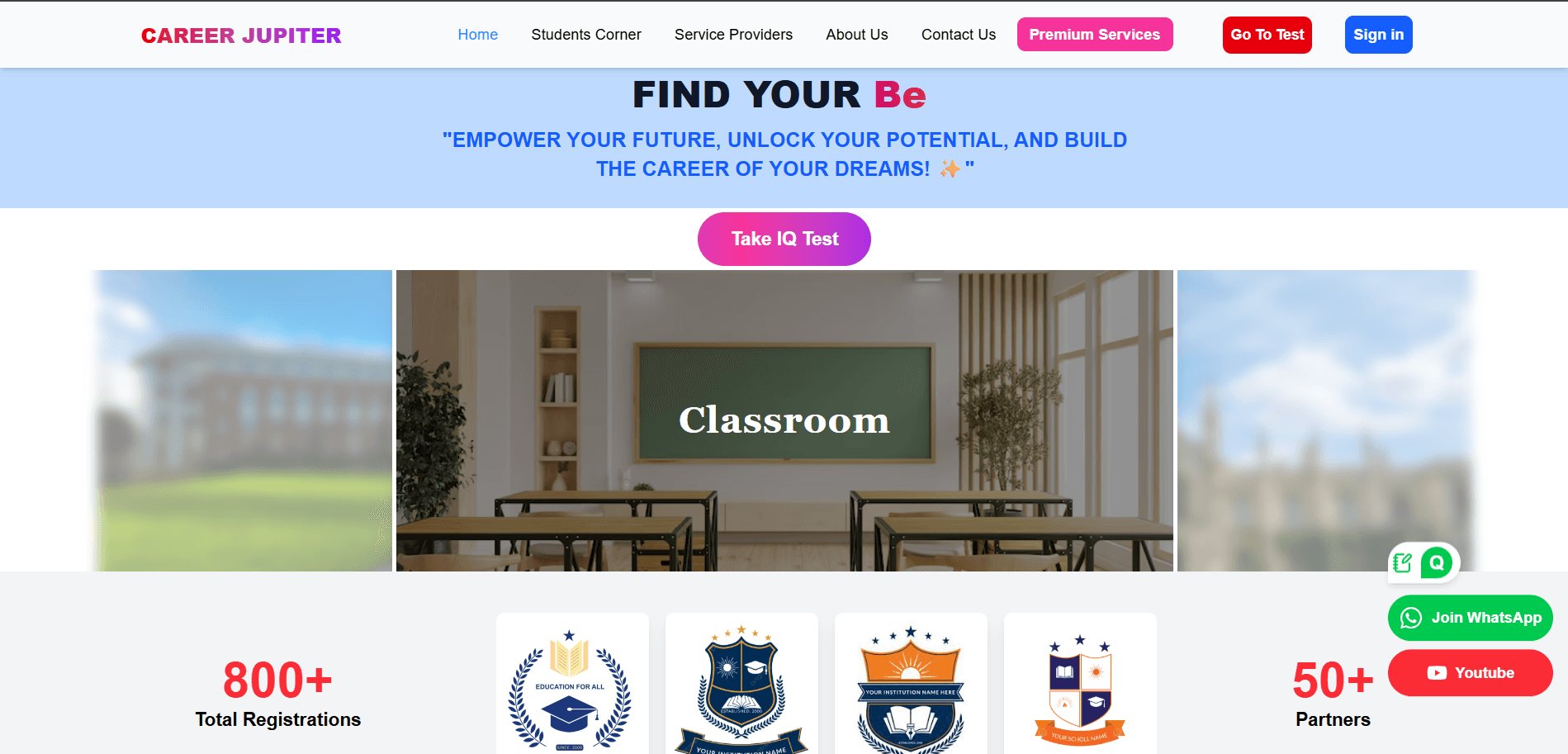 Career Jupiter: Smart Career & College Discovery