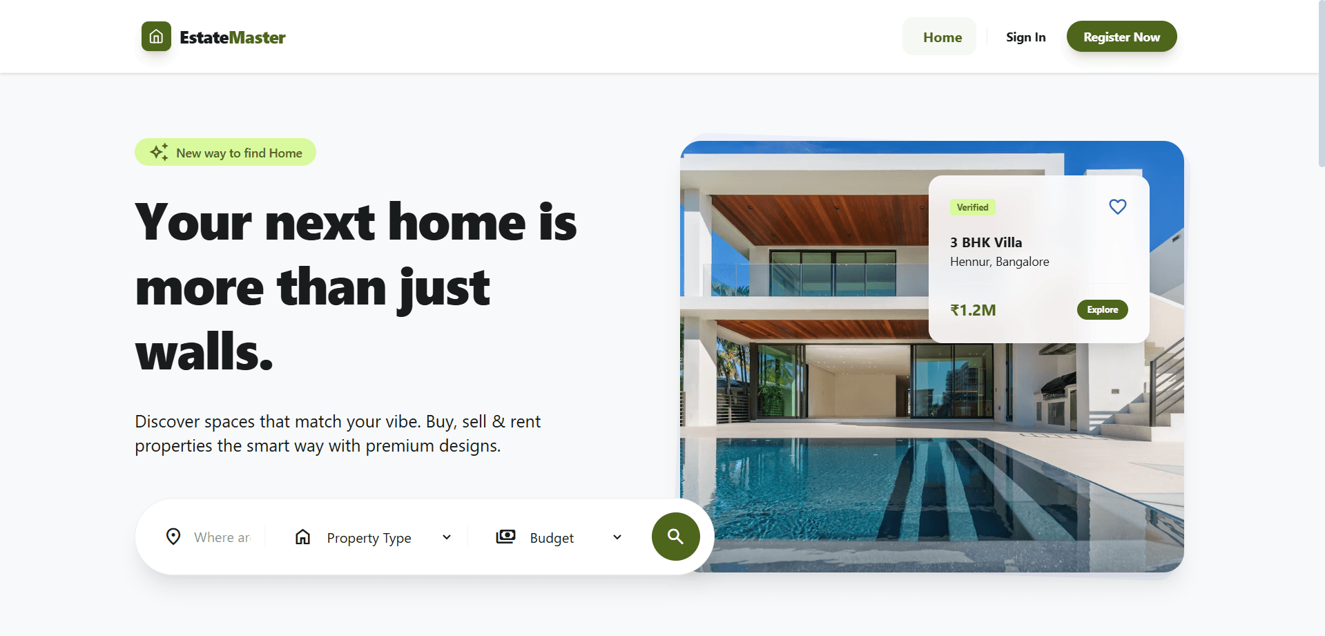 Estate Master: Property Management & Real Estate Platform